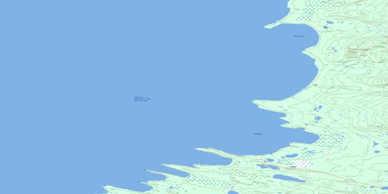Cloud Bay Topographic map 096H04 at 1:50,000 Scale