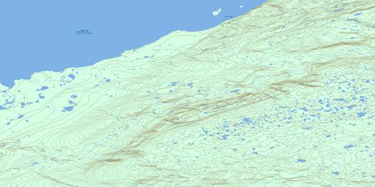 No Title Topo Map 096H06 at 1:50,000 scale - National Topographic System of Canada (NTS) - Toporama map