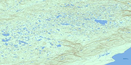 No Title Topo Map 096H07 at 1:50,000 scale - National Topographic System of Canada (NTS) - Toporama map