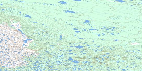 No Title Topo Map 096I13 at 1:50,000 scale - National Topographic System of Canada (NTS) - Toporama map