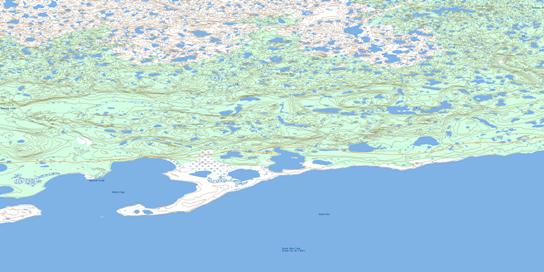Mcgill Bay Topo Map 096J09 at 1:50,000 scale - National Topographic System of Canada (NTS) - Toporama map