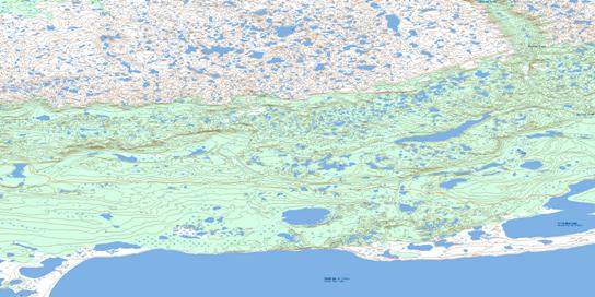 No Title Topo Map 096J10 at 1:50,000 scale - National Topographic System of Canada (NTS) - Toporama map