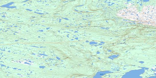 Katseyedie River Topographic map 096J11 at 1:50,000 Scale