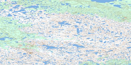 No Title Topo Map 096J16 at 1:50,000 scale - National Topographic System of Canada (NTS) - Toporama map