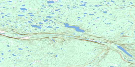No Title Topographic map 096K04 at 1:50,000 Scale