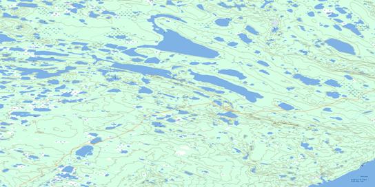 No Title Topographic map 096K06 at 1:50,000 Scale