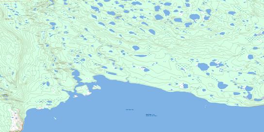 Good Hope Bay Topo Map 096K08 at 1:50,000 scale - National Topographic System of Canada (NTS) - Toporama map