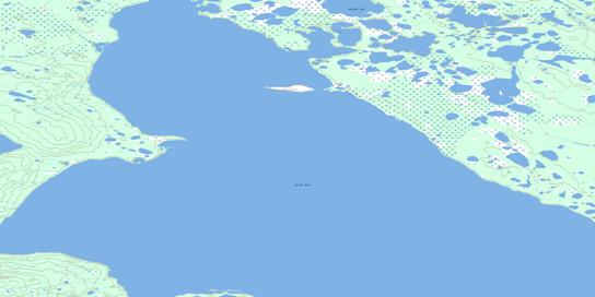 Lac Des Bois Topographic map 096K14 at 1:50,000 Scale
