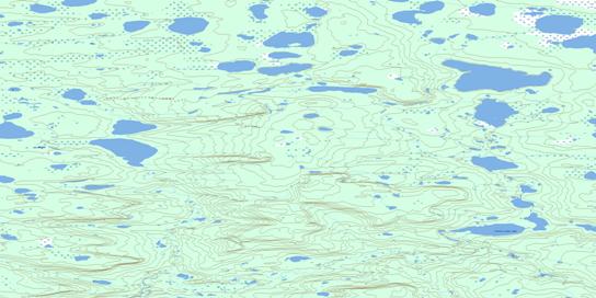 Little Loche Lake Topographic map 096L11 at 1:50,000 Scale