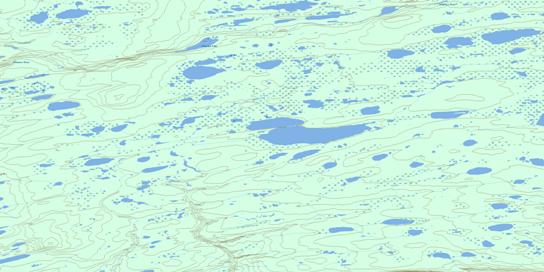 Tchaneta Lake Topographic map 096L12 at 1:50,000 Scale