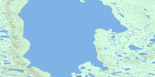 Lac Belot Topo Map 096L16 at 1:50,000 scale - National Topographic System of Canada (NTS) - Toporama map