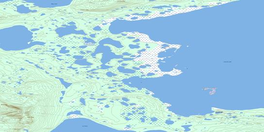 No Title Topo Map 096M01 at 1:50,000 scale - National Topographic System of Canada (NTS) - Toporama map