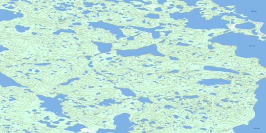 No Title Topo Map 096M07 at 1:50,000 scale - National Topographic System of Canada (NTS) - Toporama map