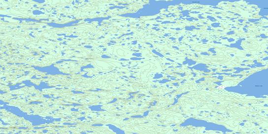 No Title Topo Map 096M16 at 1:50,000 scale - National Topographic System of Canada (NTS) - Toporama map