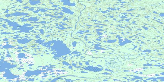 No Title Topo Map 096N08 at 1:50,000 scale - National Topographic System of Canada (NTS) - Toporama map