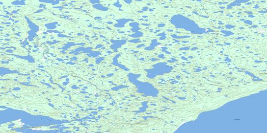 No Title Topo Map 096N11 at 1:50,000 scale - National Topographic System of Canada (NTS) - Toporama map