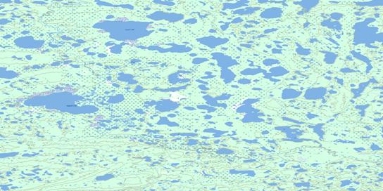 Raymond Lake Topo Map 096O04 at 1:50,000 scale - National Topographic System of Canada (NTS) - Toporama map