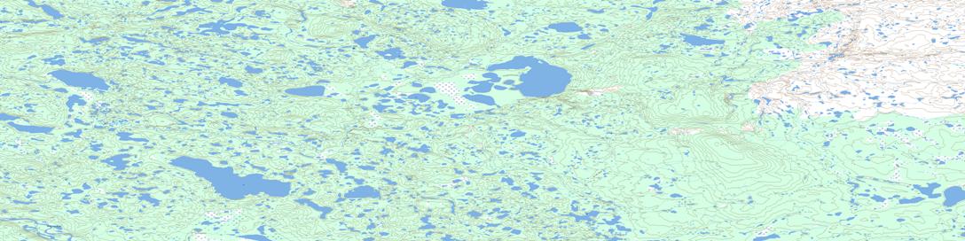 No Title Topographic map 097B01 at 1:50,000 Scale