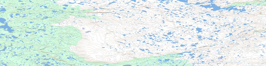 No Title Topo Map 097B08 at 1:50,000 scale - National Topographic System of Canada (NTS) - Toporama map