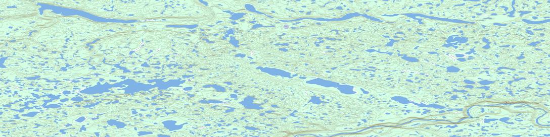No Title Topo Map 097B12 at 1:50,000 scale - National Topographic System of Canada (NTS) - Toporama map