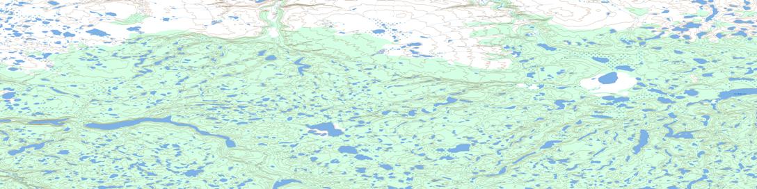 No Title Topo Map 097B13 at 1:50,000 scale - National Topographic System of Canada (NTS) - Toporama map