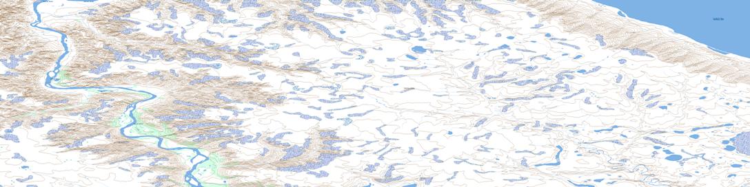 Coal Creek Topo Map 097C06 at 1:50,000 scale - National Topographic System of Canada (NTS) - Toporama map