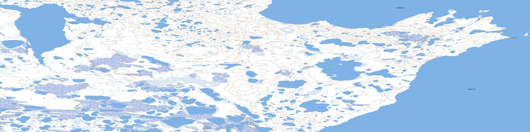 Bennett Point Topo Map 097C09 at 1:50,000 scale - National Topographic System of Canada (NTS) - Toporama map
