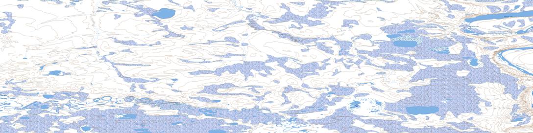 Mackenzie Lake Topo Map 097C13 at 1:50,000 scale - National Topographic System of Canada (NTS) - Toporama map