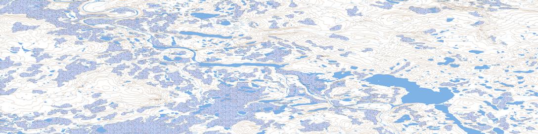 No Title Topo Map 097D01 at 1:50,000 scale - National Topographic System of Canada (NTS) - Toporama map