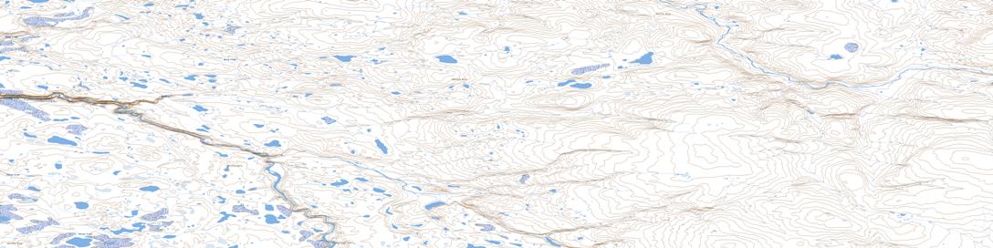 La Ronciere Falls Topographic map 097D03 at 1:50,000 Scale