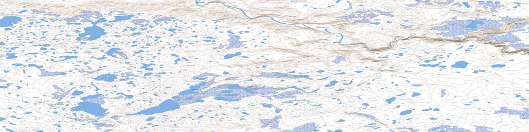 Rummy Lake Topo Map 097D04 at 1:50,000 scale - National Topographic System of Canada (NTS) - Toporama map