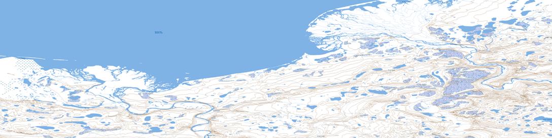 Rat Lake Topo Map 097D05 at 1:50,000 scale - National Topographic System of Canada (NTS) - Toporama map