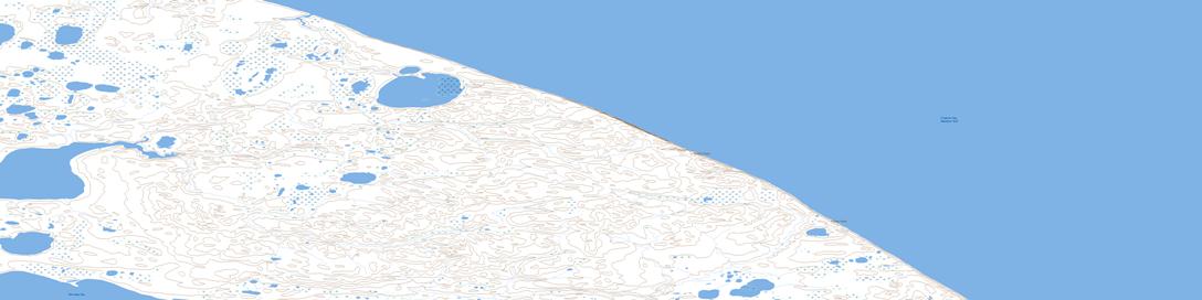 Mckinlay Lake Topographic map 097F05 at 1:50,000 Scale