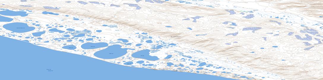 Cape Currie Topo Map 097G16 at 1:50,000 scale - National Topographic System of Canada (NTS) - Toporama map