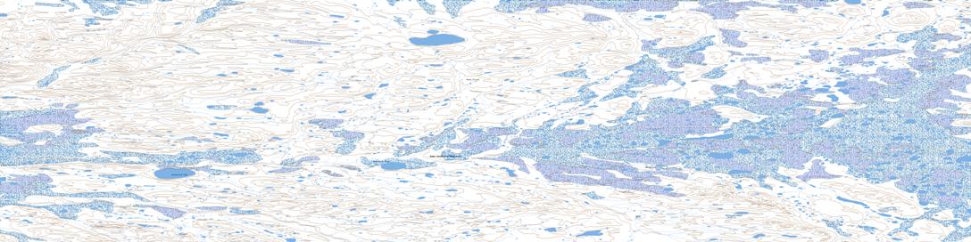 Storkerson Lake Topo Map 098A14 at 1:50,000 scale - National Topographic System of Canada (NTS) - Toporama map