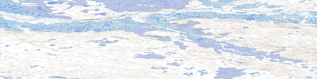 Lucas Creek Topo Map 098B08 at 1:50,000 scale - National Topographic System of Canada (NTS) - Toporama map