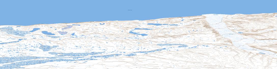 No Title Topo Map 098E05 at 1:50,000 scale - National Topographic System of Canada (NTS) - Toporama map