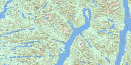 Laredo Inlet Topo Map 103A15 at 1:50,000 scale - National Topographic System of Canada (NTS) - Toporama map