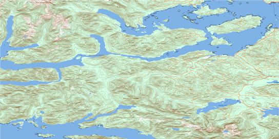 Skidegate Channel Topo Map 103F01 at 1:50,000 scale - National Topographic System of Canada (NTS) - Toporama map