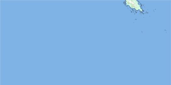 Bonilla Island Topographic map 103G07 at 1:50,000 Scale