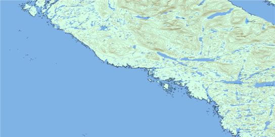 Banks Lakes Topo Map 103G08 at 1:50,000 scale - National Topographic System of Canada (NTS) - Toporama map