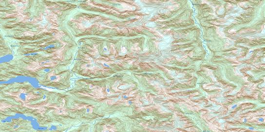 Khutze River Topo Map 103H01 at 1:50,000 scale - National Topographic System of Canada (NTS) - Toporama map