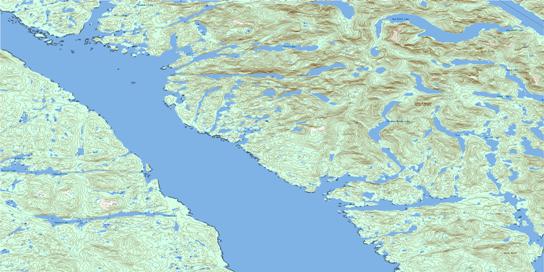 Port Stephens Topo Map 103H05 at 1:50,000 scale - National Topographic System of Canada (NTS) - Toporama map