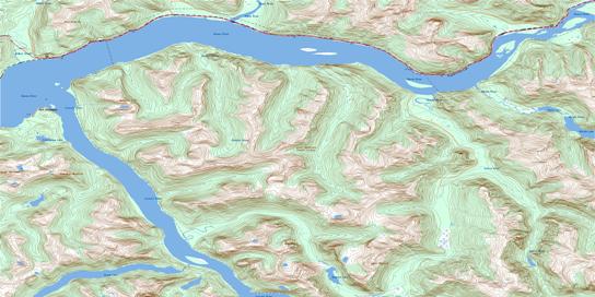 Port Essington Topo Map 103I04 at 1:50,000 scale - National Topographic System of Canada (NTS) - Toporama map