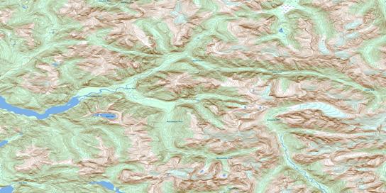 Khutzeymateen River Topographic map 103I12 at 1:50,000 Scale