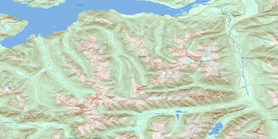 Kincolith Topographic map 103I13 at 1:50,000 Scale
