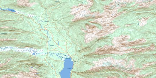 Kitsumkalum Lake Topographic map 103I15 at 1:50,000 Scale