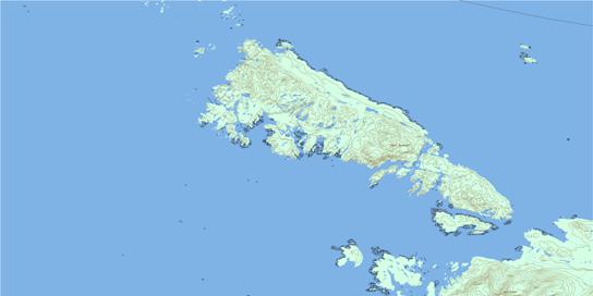 Stephens Island Topographic map 103J02 at 1:50,000 Scale