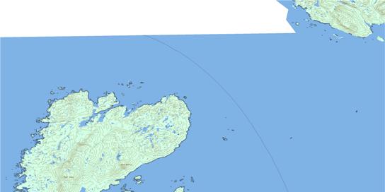 Dundas Island Topographic map 103J10 at 1:50,000 Scale