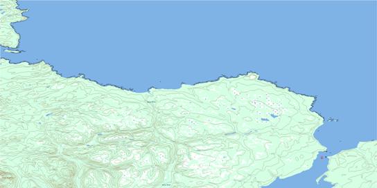 Jalun River Topo Map 103K02 at 1:50,000 scale - National Topographic System of Canada (NTS) - Toporama map